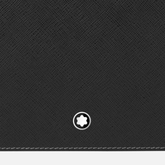 montblanc 133159 SOTTOMANO  IN PELLE SAFFIANO COLORE NERO - immagine 2