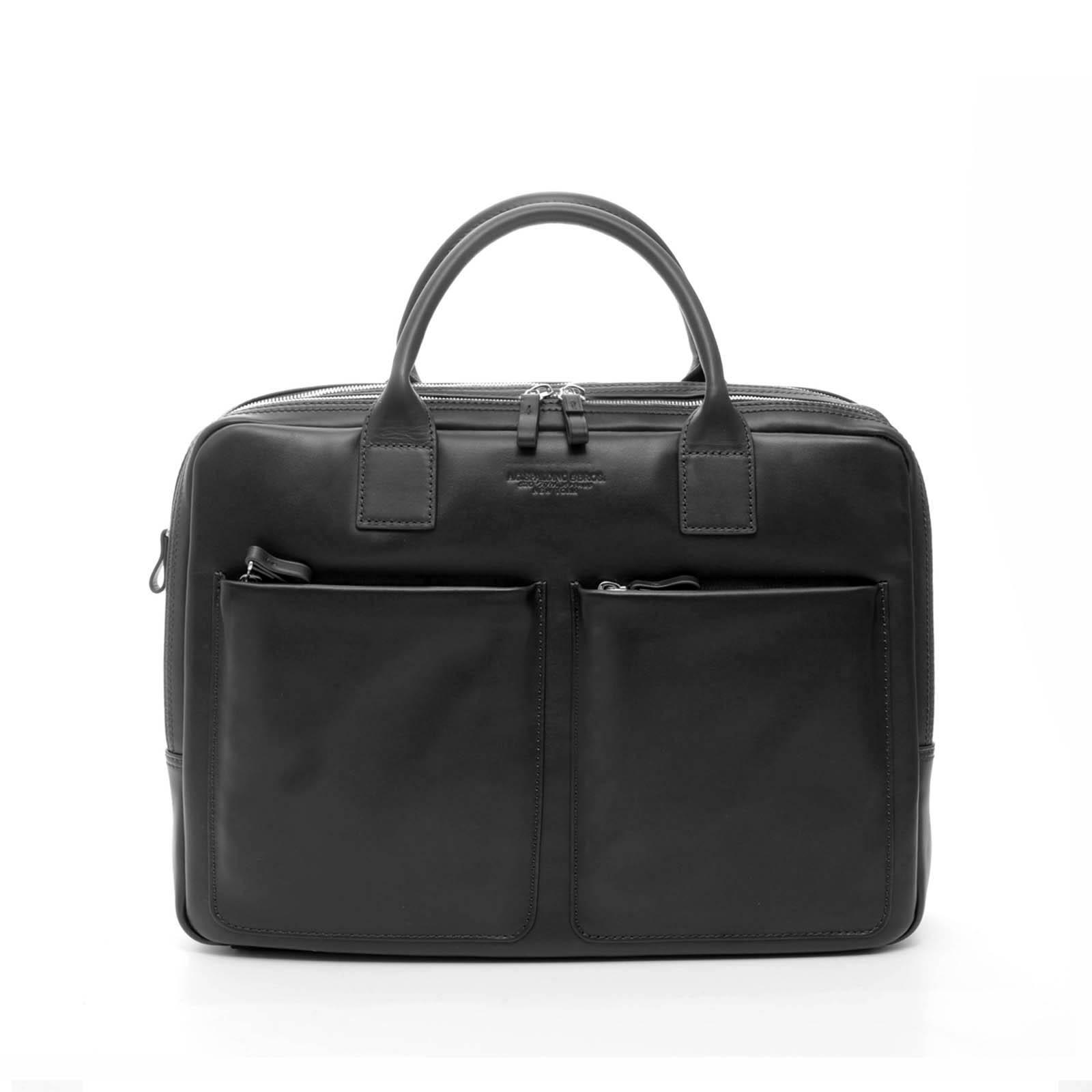 A.G. SPALDING & BROS 309280U900 BORSA 2 ZIP NEW YORK IN PELLE