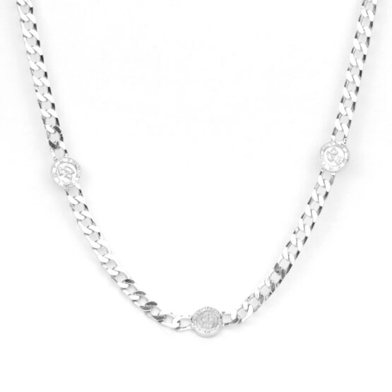 I DUCHI COLLANA 3 DENARI 11364202 – ARGENTO STERLING 925 LINEA ARGENTUM PASSION - immagine 3