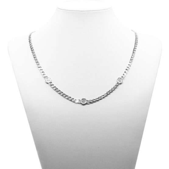 I DUCHI COLLANA 3 DENARI 11364202 – ARGENTO STERLING 925 LINEA ARGENTUM PASSION - immagine 2