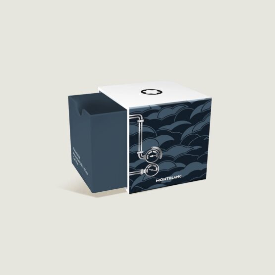 MONTBLANC 134408 Boccetta d’inchiostro, Meisterstück Around the World in 80 Days, blu carbone – 50 ml - immagine 2