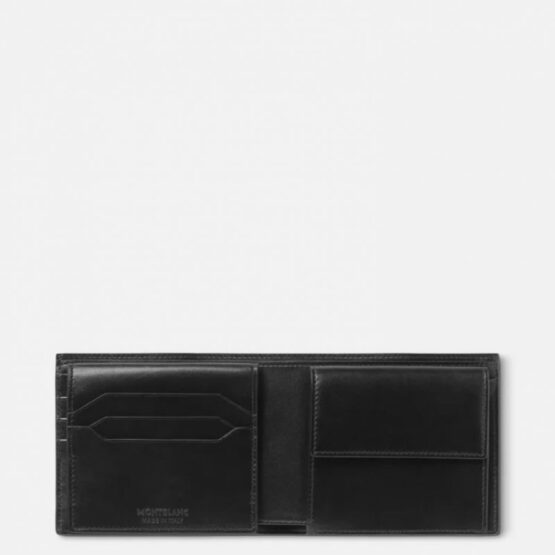 MONTBLANC Meisterstück 198315 PORTAFOGLI 16 SCOMPARTI CON PORTAMONETE - immagine 3