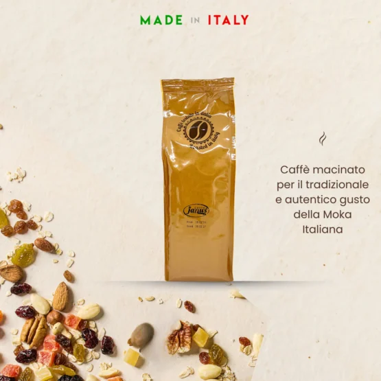 CAFFE' JANUS MACINATO TRADIZIONALE PER MOKA - immagine 2