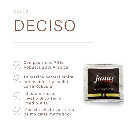 JANUS CAFFE’ " DECISO " CIALDE ESE FILTRO-CARTA - immagine 2