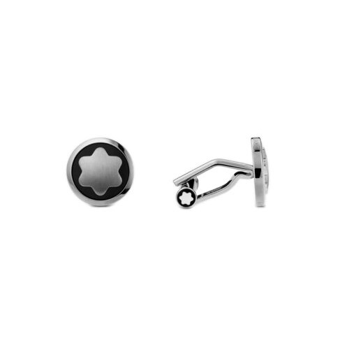 MONTBLANC 123810 GEMELLI IN ACCIAIO INTERNO IN MADREPERLA - immagine 4