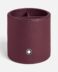 MONTBLANC 134685 BICCHIERE PORTAPENNE IN PELLE STAMPA SAFFIANO CASSIS borgogna