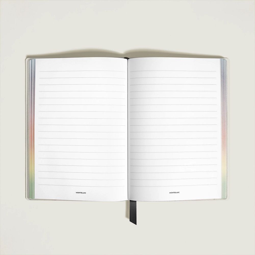 MONTBLANC 134714 Blocco note medio, Writers Edition Homage to Johann Wolfgang von Goethe, bianco, pagine a righe - immagine 3