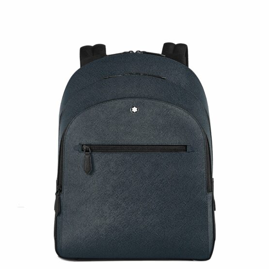 Montblanc 220335 zaino medio con 3 scomparti Sartorial tweed blu
