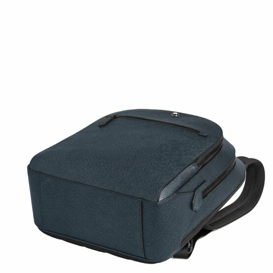 Montblanc 220335 zaino medio con 3 scomparti Sartorial tweed blu - immagine 6