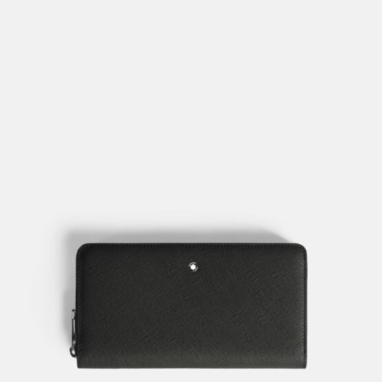 Montblanc 220363 SARTORIAL PORTAFOGLI 12 SCOMPARTI CON CERNIERA SAFFIANO NERO