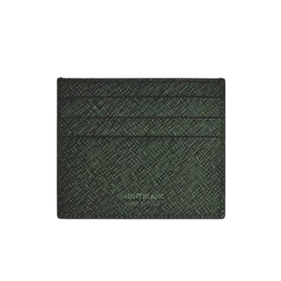 MONTBLANC SARTORIAL 220390 PORTACARTE DI CREDITO COLORE  VERDE/NERO - immagine 3