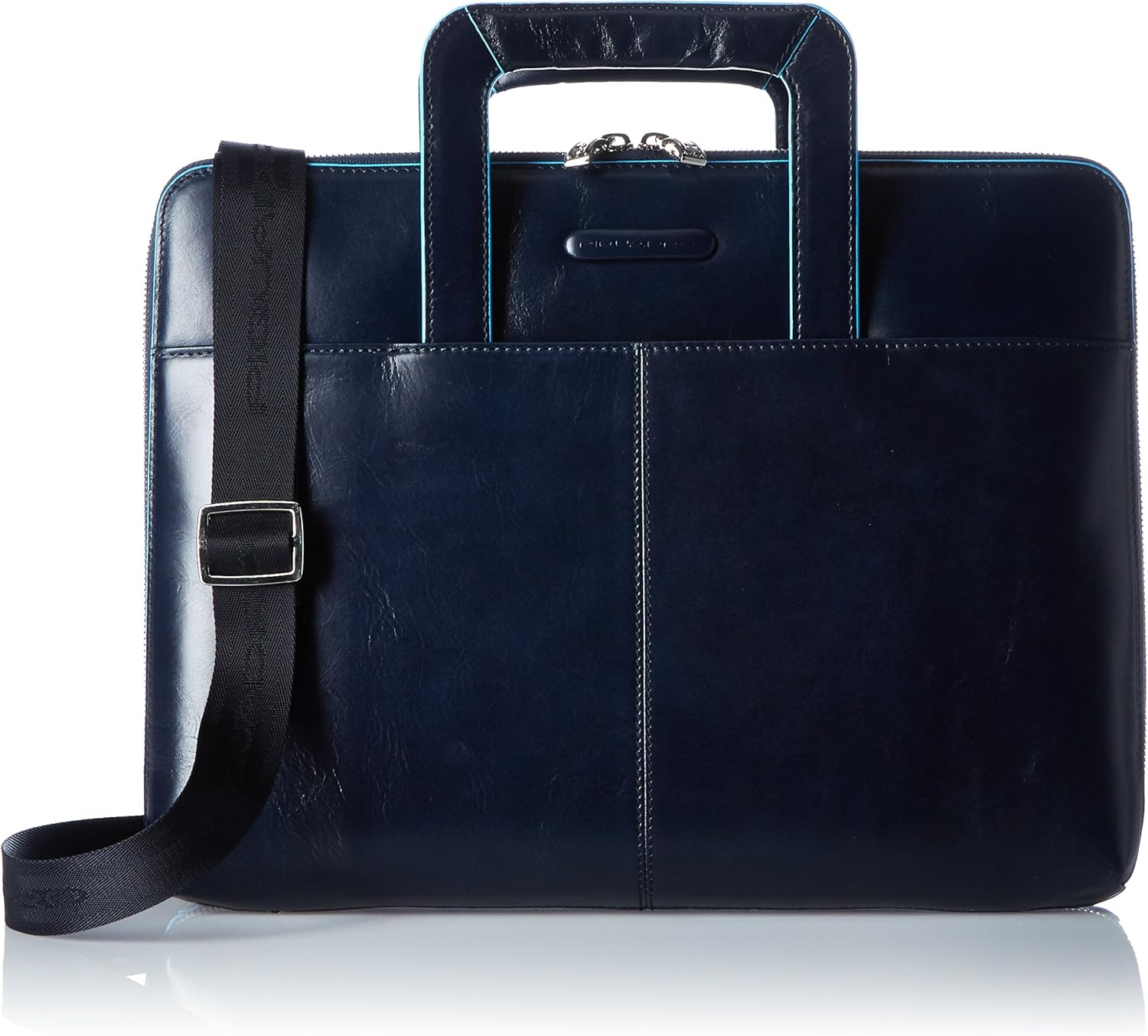 PIQUADRO BLUE SQUARE PB2629B2 BLU2 BORSA PORTABLOCCO A4 PELLE BLU