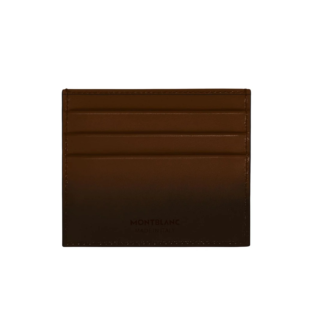 Montblanc 220319 Portacarte di credito in pelle marrone - immagine 3