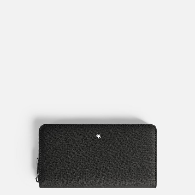 Montblanc 220363 SARTORIAL PORTAFOGLI 12 SCOMPARTI CON CERNIERA SAFFIANO NERO