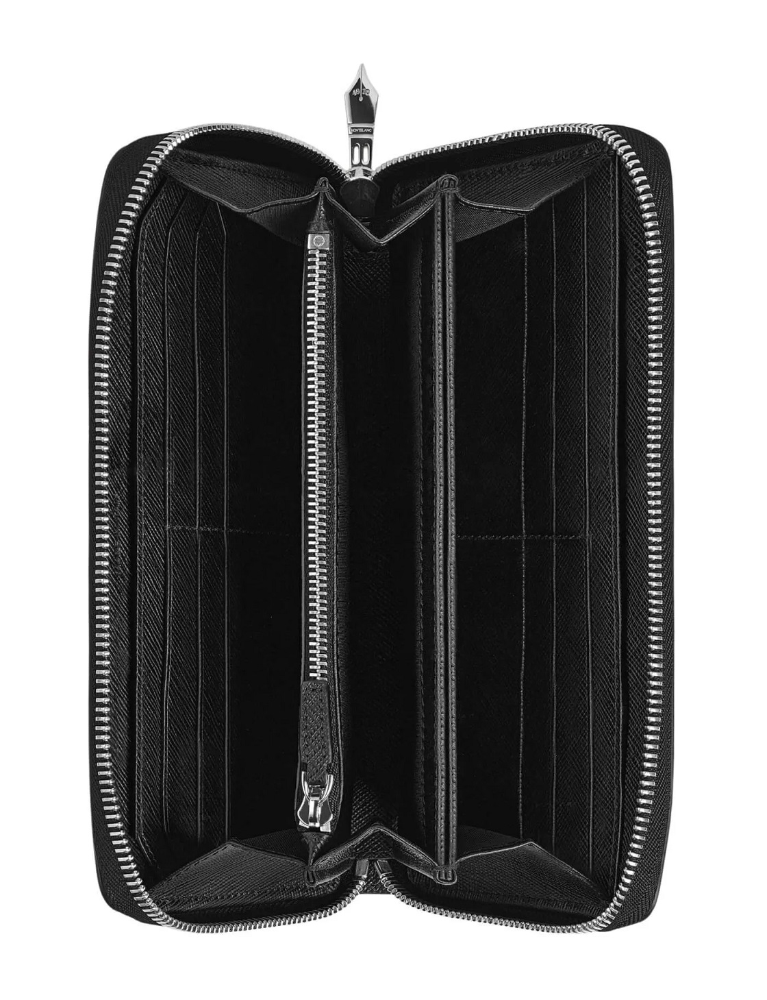 Montblanc 220365 SARTORIAL PORTAFOGLI 12 SCOMPARTI CON CERNIERA SAFFIANO BLU - immagine 2