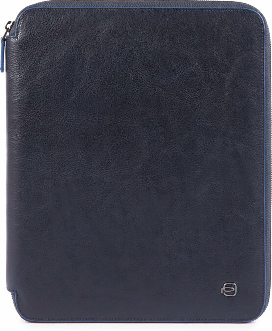 PIQUADRO BLUE SQUARE PB1164B2S BLU PORTABLOCCO A4 PELLE BLU