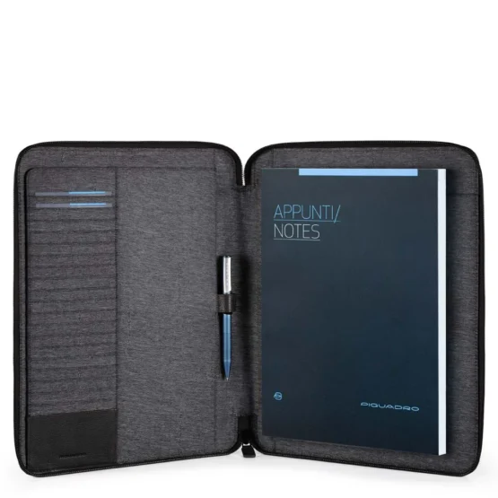 PIQUADRO PB2830P15S NE PORTABLOCCO A4 ZON ZIP NERO - immagine 2