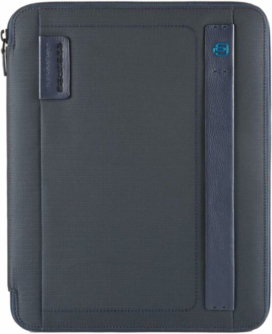 PIQUADRO PB2830P16 CHEVBLU PORTBLOCCO A4 IN TESSUTO/PELLE COLORE AVIO