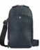 MONTBLANC 220356 BORSA SLING BAG PELLE SAFFIANO BLU TWEED