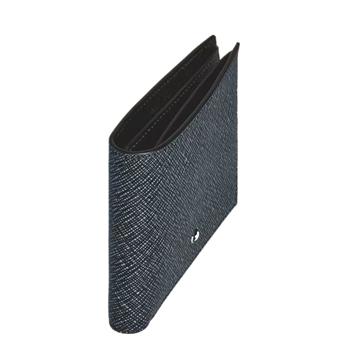 MONTBLANC SARTORIA 220384 Portafoglio 6 scomparti COLORE TWEED BLUE - immagine 4