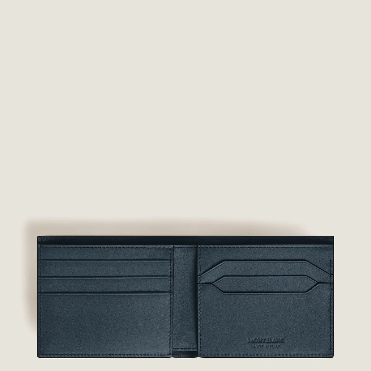 Montblanc 220446 Portafoglio Meisterstück a 6 Scomparti in Pelle VELLUTO BLU - immagine 5