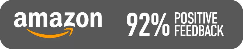 92% Positive Feedback on Amazon