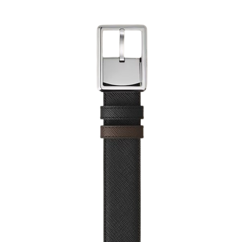 MONTBLANC SARTORIAL 222193 CINTURA REVERSIBILE BICOLORE - immagine 6