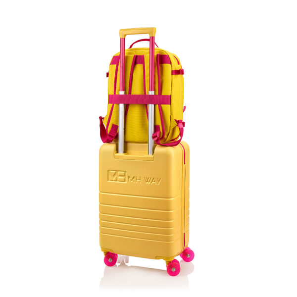 MH WAY Zaino Underseat Softlight Nylon Giallo/Fuxia - immagine 3