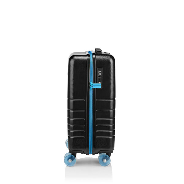 MH WAY Trolley Cabina slim 4 ruote Nero/Celeste - immagine 2