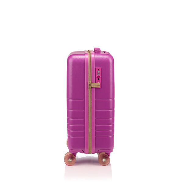 MH WAY Trolley Cabina slim 4 ruote Viola/Beige - immagine 2