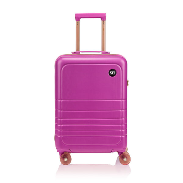 MH WAY Trolley Cabina slim 4 ruote Viola/Beige