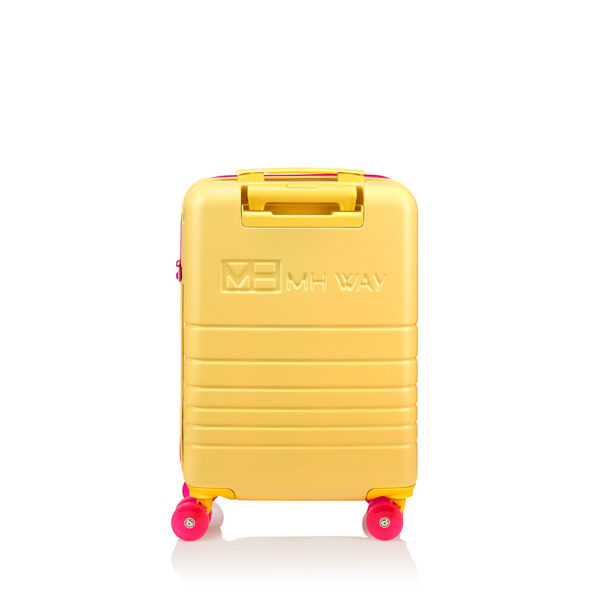 MH WAY Trolley Cabina slim 4 ruote Giallo/Fuxia - immagine 3