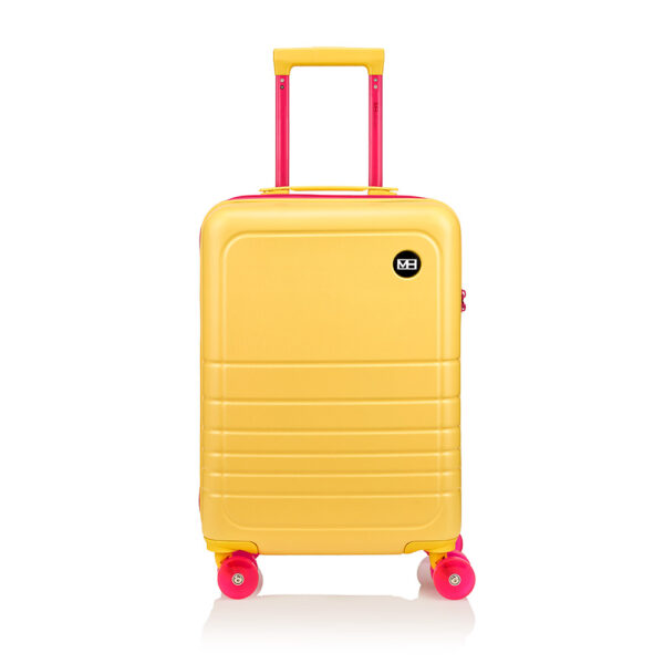MH WAY Trolley Cabina slim 4 ruote Giallo/Fuxia