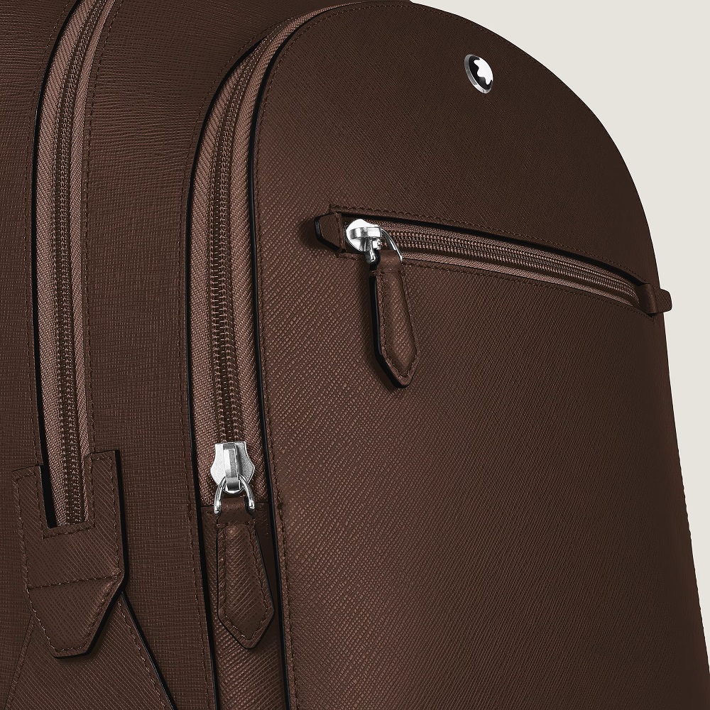MONTBLANC SARTORIAL ZAINO 3 SCOMPARTI COLORE EBONY - immagine 3