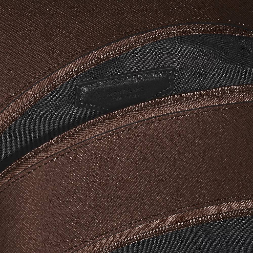 MONTBLANC SARTORIAL ZAINO 3 SCOMPARTI COLORE EBONY - immagine 4