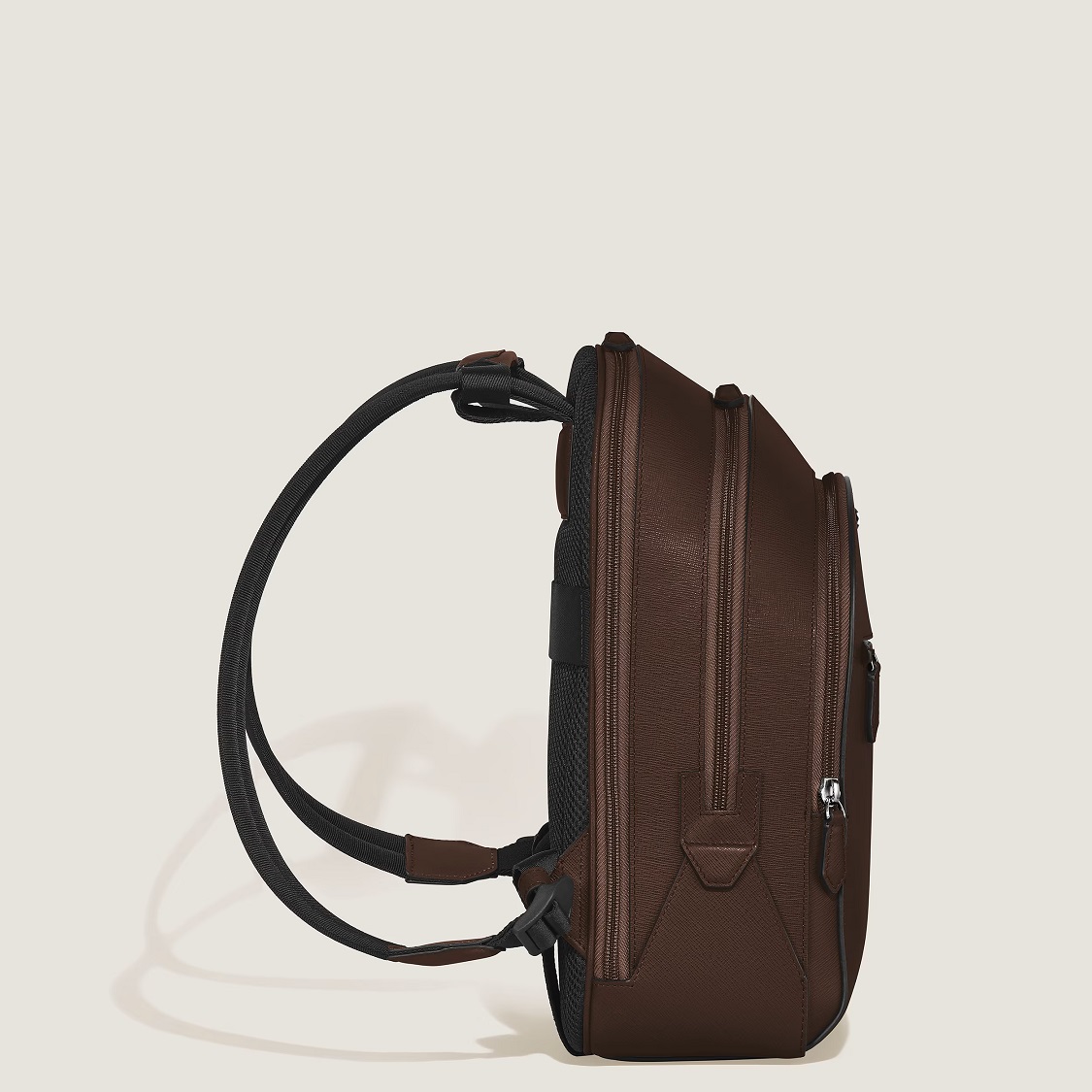 MONTBLANC SARTORIAL ZAINO 3 SCOMPARTI COLORE EBONY - immagine 7