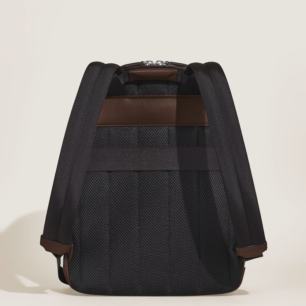 MONTBLANC SARTORIAL ZAINO 3 SCOMPARTI COLORE EBONY - immagine 2