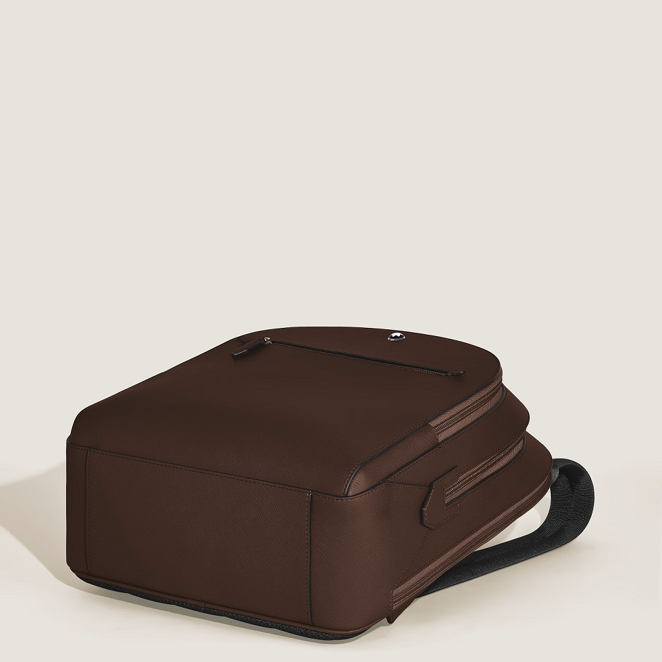 MONTBLANC SARTORIAL ZAINO 3 SCOMPARTI COLORE EBONY - immagine 6